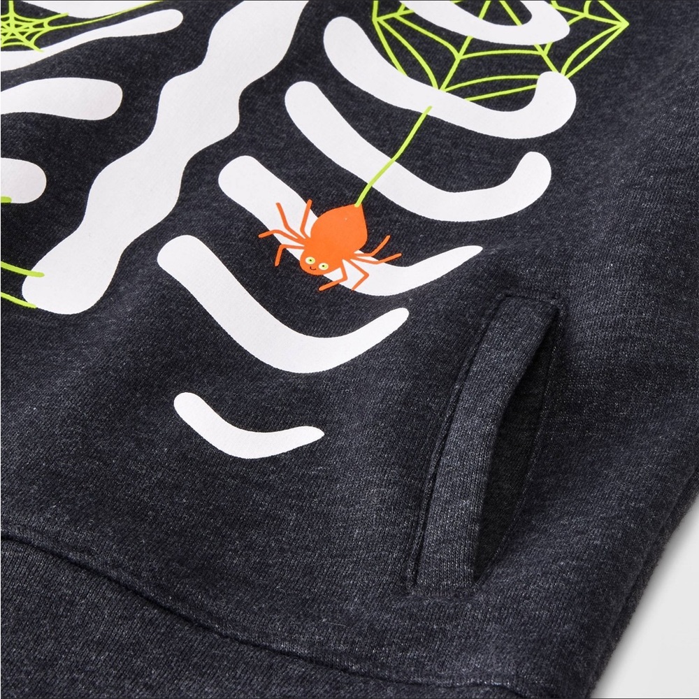 Cat & Jack Unisex Halloween Skelton Jogger Set - Picture 4 of 15